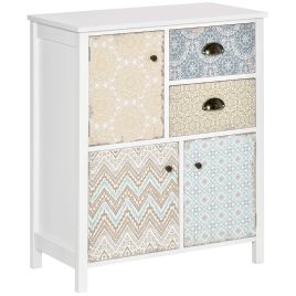 Multi Colour Chest of Drawers - HERON VI Medium Chest  5 Drawers