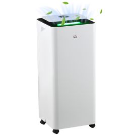 3500mL Portable Dehumidifier with Air Purifier, 24H Timer, 5 Modes, 16L/Day, for Home Laundry, White
