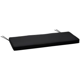2 Seater Swing Seat Cushion Replacement for Outdoor Furniture - Black