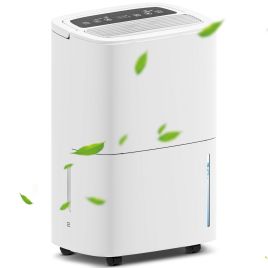 Room Dehumidifier - 20L Day Dehumidifier 5L Water Tank White 34.3cm