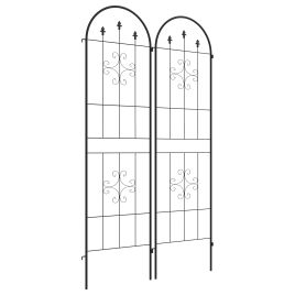 Metal Trellis Set of 2, Garden Trellis for Climbing Plants Support Frames, Arrow Design