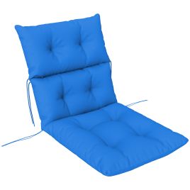 SUNVISTA 115 x 56cm Rocking Chair Padded Seat Cushion - Blue