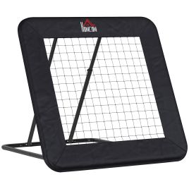 Football Training Net, Adjustable Angle Pitch Back Training Rebounder Net, Target Goal w/ Quick Folding Design