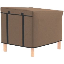 PAWSTER Waterproof Rabbit Hutch Cover for X-D2-0047 and Similar Model Rabbit Hutch, 43 x 52 x 37 cm, Brown