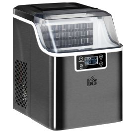 Scott Ice Maker Machine with 20Kg Daily Production Stainless Steel - Black