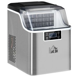 Ice Maker Machine, Counter Top Ice Cube Maker for Home, 20kg in 24 Hrs, 3.2L with Adjustable Cube Size, Self Cleaning Function, Ice Scoop