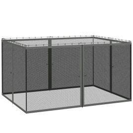 ELVIX Nylon Gazebo Sidewall Netting - Dark Grey