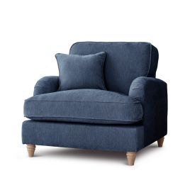 Armchair - COCOON Fabric - Navy