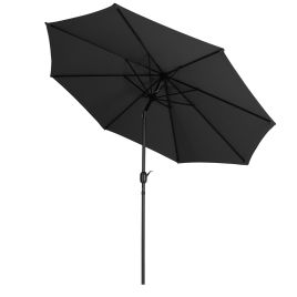 3M Large Rotating Patio Parasol for Outdoor Sunshade and Rain