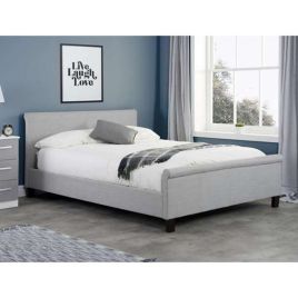 Birlea Stratus Grey Fabric Bed - Kingsize 5ft