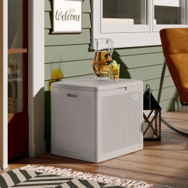 CALDRIN Garden Storage Box 83L - French Grey