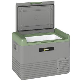 SUNVISTA 40L Portable Car Refrigerator Light Green and Grey