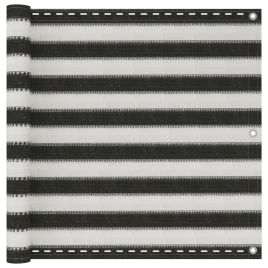 Balcony Screen HDPE 90x600 cm Anthracite and White