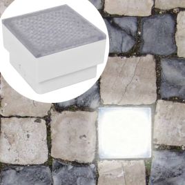 LED Inground Lights 6 Pieces 100x100x68 mm