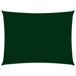 Sunshade Sail Oxford Fabric Rectangular 6x8 m Dark Green