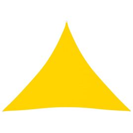 Sunshade Sail Oxford Fabric Triangular 4.5x4.5x4.5 m Yellow