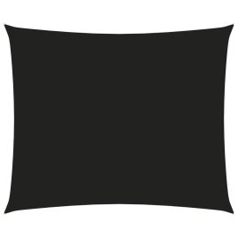 Sunshade Sail Oxford Fabric Rectangular 6x7 m Black