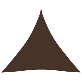 Sunshade Sail Oxford Fabric Triangular 3x3x3 m Brown