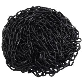 Warning Chain Black 30 m Ã˜8 mm Plastic