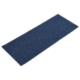 Self-adhesive Stair Mats Rectangular 15 pcs 60x25 cm Blue