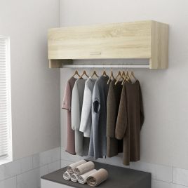 Wardrobe Sonoma Oak 100x32.5x35cm Engineered Wood
