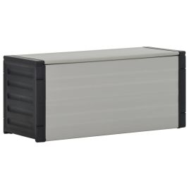 Garden Waste Basket Grey 85x34x40 cm