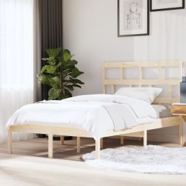 Bed Frame Solid Wood Pine 140x200 cm