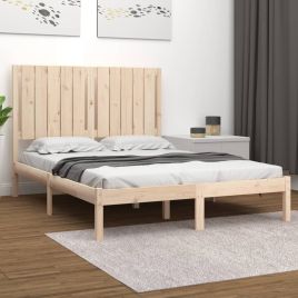 Bed Frame Solid Wood Pine 120x200 cm