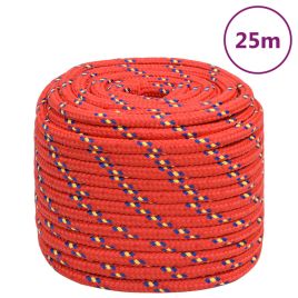 Boat Rope Red 18 mm 25 m Polypropylene