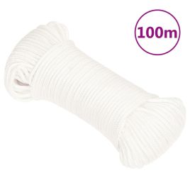 Boat Rope Full White 5 mm 100 m Polypropylene