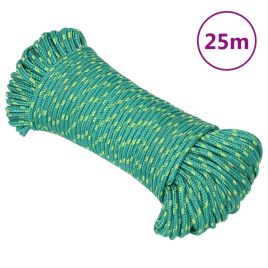 Boat Rope Green 5 mm 25 m Polypropylene