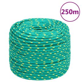 Boat Rope Green 8 mm 250 m Polypropylene