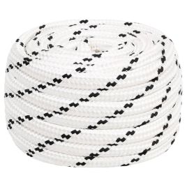 Braided Boat Rope White 16 mmx50 m Polyester
