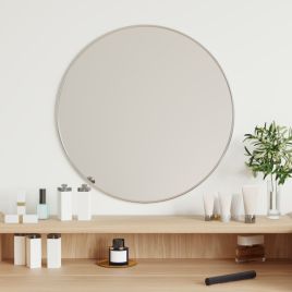 Wall Mirror Silver 50cm Round