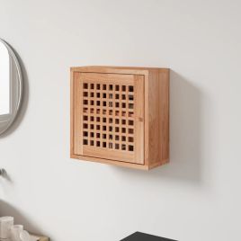 Wall Cabinet 42x18x42cm Solid Wood Walnut