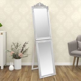 Free-Standing Mirror Silver 40x160 cm
