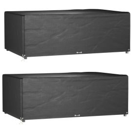 Garden Furniture Covers 2 pcs 12 Eyelets 213x132x75 cm Rectangular