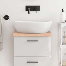 Bathroom Countertop 40x30x4 cm Untreated Solid Wood