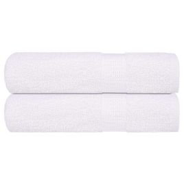 Hand Towels 2 pcs White 50x100 cm 360 gsm 100% Cotton