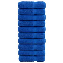 Premium Hand Towels SOLUND 10pcs Blue 50x100cm 600gsm