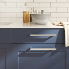 Cabinet Handles 10 Pcs Silver 224mm Stainless Steel