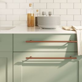 Cabinet Handles 10 Pcs Bronze 320mm Stainless Steel