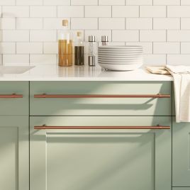 Cabinet Handles 5 Pcs Bronze 480mm Stainless Steel
