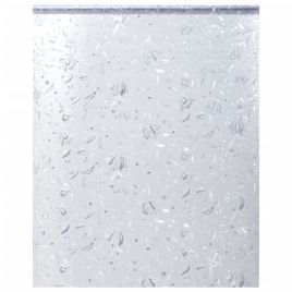 Window Film Frosted Flowers Pattern 60x500 cm PVC
