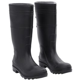 Rain Boots Black Size 42 PVC - vid-137591