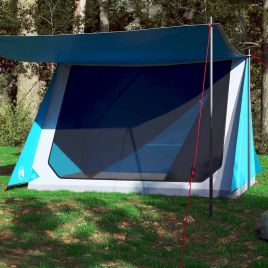 Camping Tent 2-Person Blue Waterproof - vid-94529