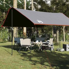 Camping Tarp Orange 430x380x210 cm Waterproof - vid-94684