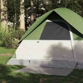 Camping Tent Dome 2-Person Green Waterproof - vid-94691
