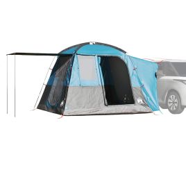 Car Tent 4-Person Blue Waterproof - vid-4009489