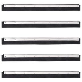 Floor Squeegee Heads 5 pcs 60.5x2x5 cm Steel and Rubber